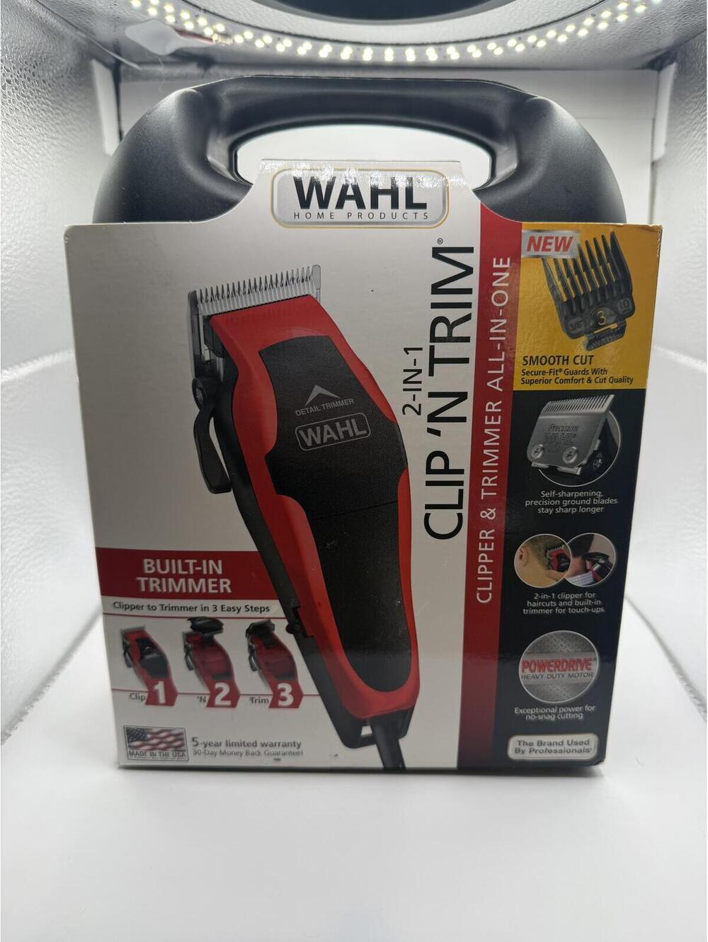 Wahl Clip 'N Trim 2-in-1 Clipper & Trimmer All-In-One NEW